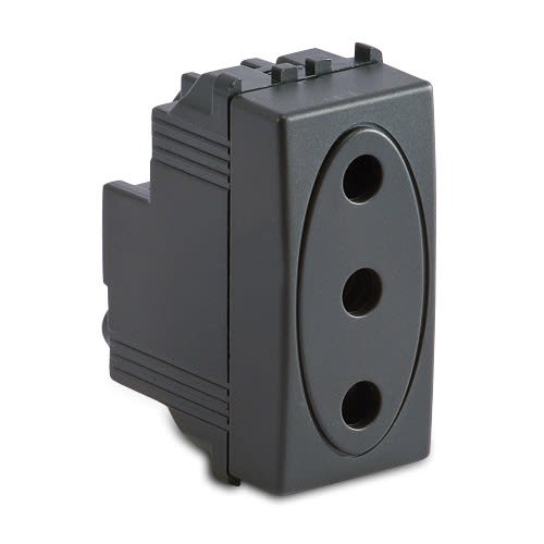 MASTER - MODO PRESA 2P+T 16A GRIGIO 31163