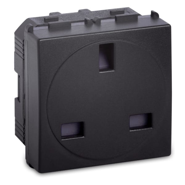 MASTER - MODO PRESA 2P+T 13A ST.INGLESE GRIGIO