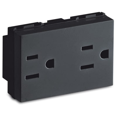 MASTER - MODO PRESA 2P+T 15A AMERICANA DOPPIA