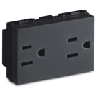 MASTER - MODO PRESA 2P+T 15A AMERICANA DOPPIA