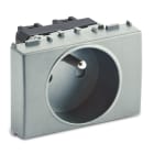 MASTER - STEEL PRESA 2P+T 16A ST.FRANCESE 3MODULI