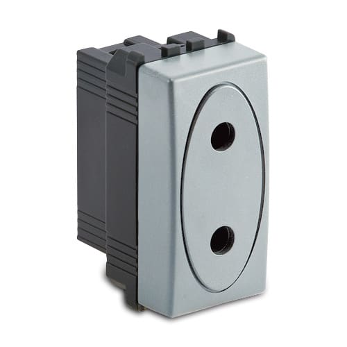 MASTER - STEEL PRESA 2P 10A 250V DIA.4.8