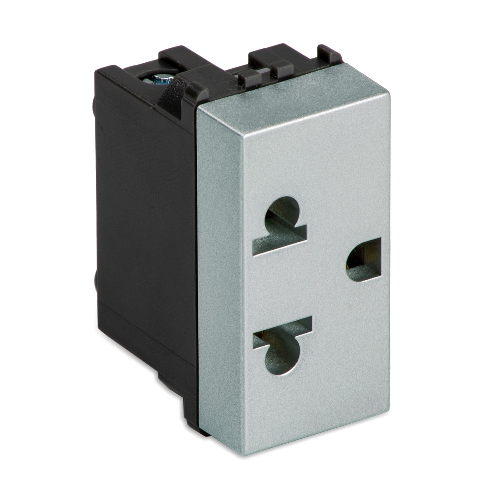 MASTER - STEEL PRESA 2P+T 16A250V EUROAMERIC