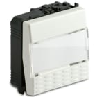 MASTER - MODO PULSANTE PORTANOME 1P 16A BIANCO 36040