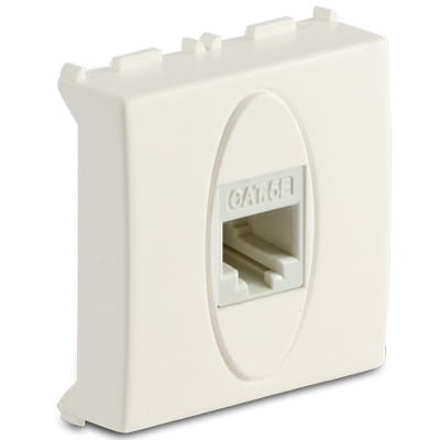 MASTER - MODO PRESA RJ45 PLUG 8-8 2MOD.BIANCO