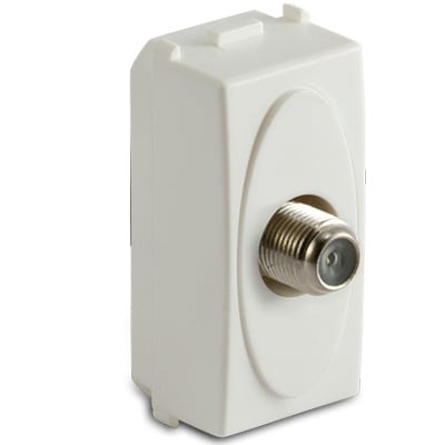 MASTER - MODO PRESA COAX TIPO SAT 75 OHM BIANCO