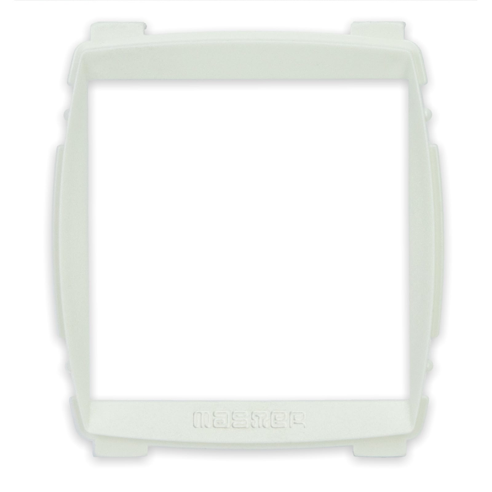MASTER - MODO ANELLO CONT.PLACCA 2P BIANCO