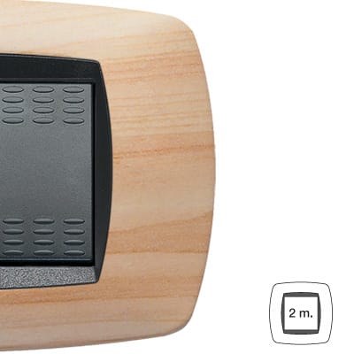 MASTER - MODO PLACCA 2 POSTI STRETTA FRASSINO