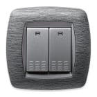 MASTER - MODO PLACCA 2 P.STRETTA SATINATO GRIGIO