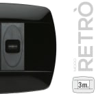 MASTER - MODO RETRO 3 POSTI NERO