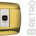 MASTER - MODO RETRO 3 MOD. 2 POSTI OTTONE
