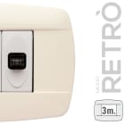 MASTER - MODO RETRO 3 POSTI AVORIO