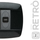 MASTER - MODO RETR 2 POSTI GRIGIO ANTRACITE