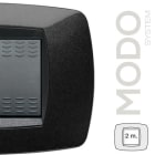 MASTER - MODO PLACCA 2 POSTI NERO