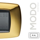 MASTER - MODO PLACCA 4 POSTI OTTONE