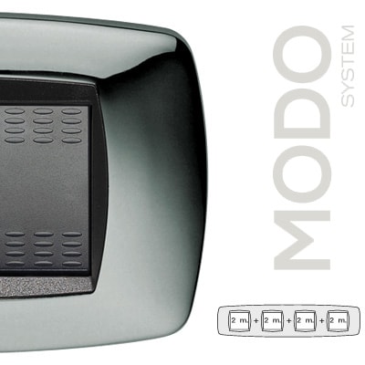 MASTER - MODO PLACCA 2+2+2+2 POSTI CROMO