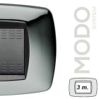 MASTER - MODO PLACCA 3 POSTI CROMATO