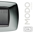 MASTER - MODO PLACCA 4 POSTI CROMATO