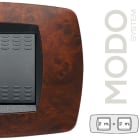 MASTER - MODO PLACCA 2+2 POSTI RADICA DI NOCE