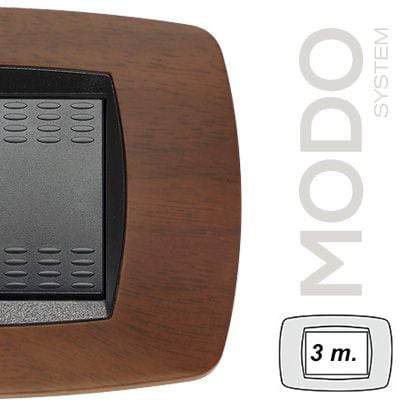 MASTER - MODO PLACCA 3 POSTI NOCE SCURO