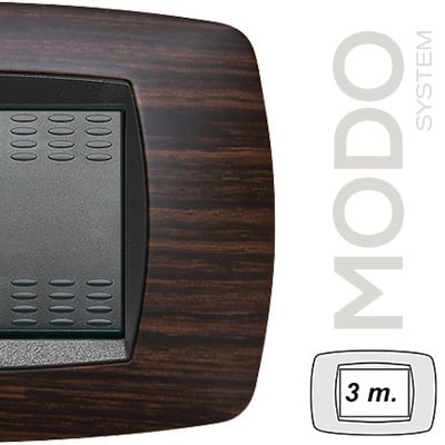 MASTER - MODO PLACCA 3 POSTI WENGE'