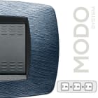 MASTER - MODO PLACCA 2+2+2 POSTI SATINATO BLU