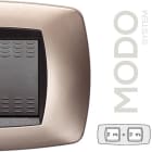 MASTER - MODO PLACCA 2+2 POSTI RAME OPACO