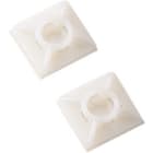 MASTER - BASETTA ADES.19X19X3.6MM IN NYLON NATUR.