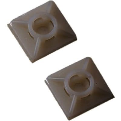 MASTER - BASETTA ADES.27X27X4.8MM IN NYLON NERO