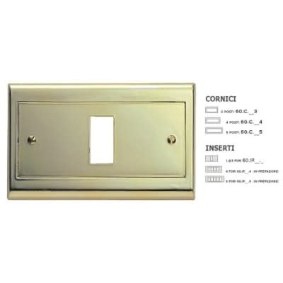 MASTER - CORNICE PLASTICA METALL.ORO 4 POSTI