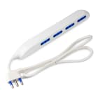 MASTER - MULT.4USC.BIV.SLIM CAVO M.1.2 BIANCO