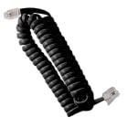 MASTER - SPIRALE TEL. MT.3 + PLUG 4-4 NERO