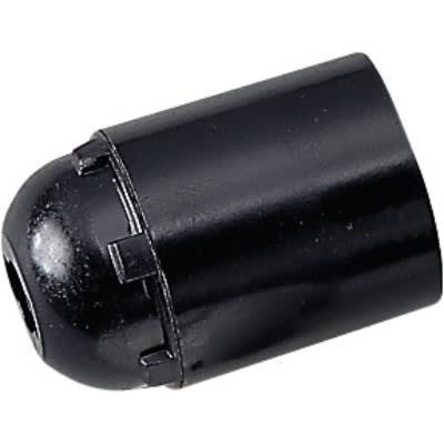 MASTER - PORTALAMPADA E27 LISCIO NERO