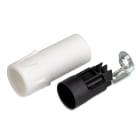 MASTER - PORTALAMPADA E14 CON FINTACANDELA BIANCO