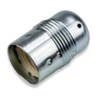 MASTER - PORTALAMPADA E27 METALLO ZINCATO LISCIO