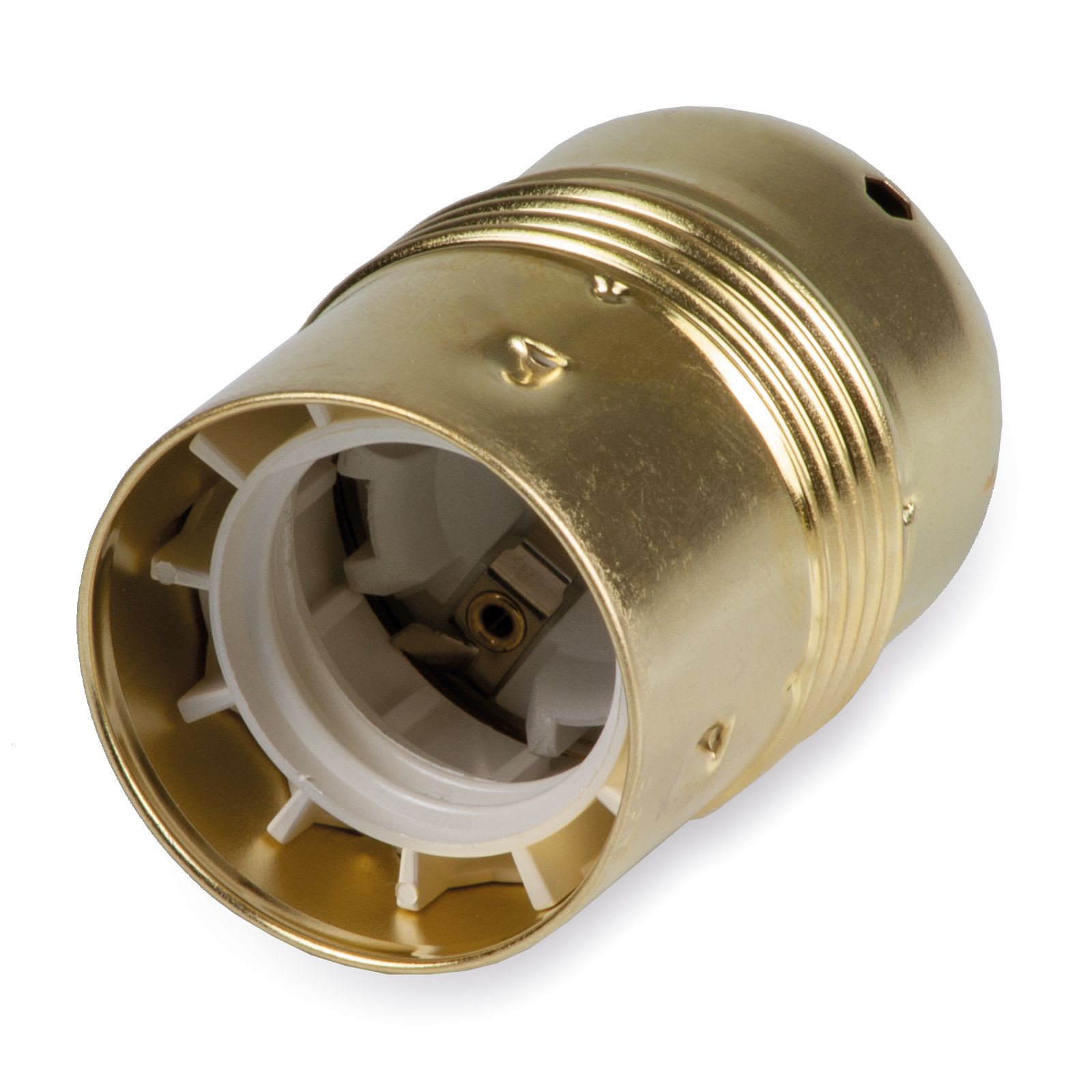 MASTER - PORTALAMPADA E27 METALLO OTTON.LISCIO