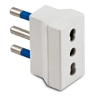 MASTER - ADATTATORE SEMPL.BIVALENTE 16A 2P+T BIAN