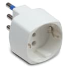MASTER - ADATTATORE SCHUKO 16A 2P+T BIANCO