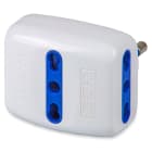 MASTER - ADATT.TRIPLO P17/11 2+T 16A BIANCO