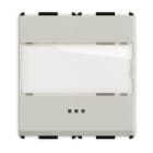 MASTER - PIXIA PULSANTE PORTANOME 1P 10A SAND