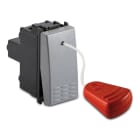 MASTER - PULSANTE A TIRANTE 1P NO 16A STEEL