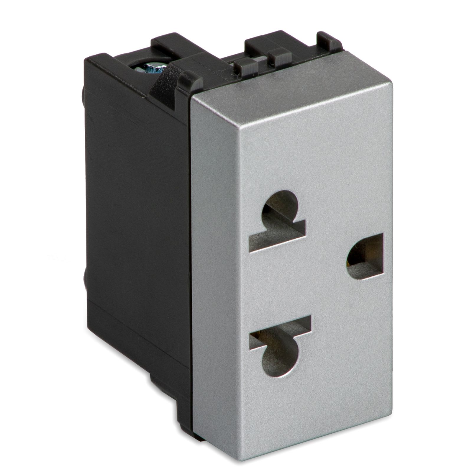 MASTER - PRESA EUROAMERICANA 2P+T 16A 250V STEEL