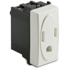 MASTER - PRESA AMERICANA 2P+T 15A127V MODO BIANCO