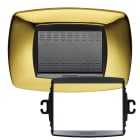 MASTER - PLACCA MODO 3 POSTI OTTONE +ANELLO TLI