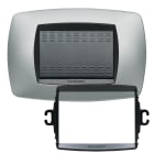 MASTER - PLACCA MODO 3 POSTI TITANIO + ANELLO TLI