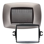 MASTER - PLACCA MODO 3P. BRONZO OPACO +ANELLO TLI