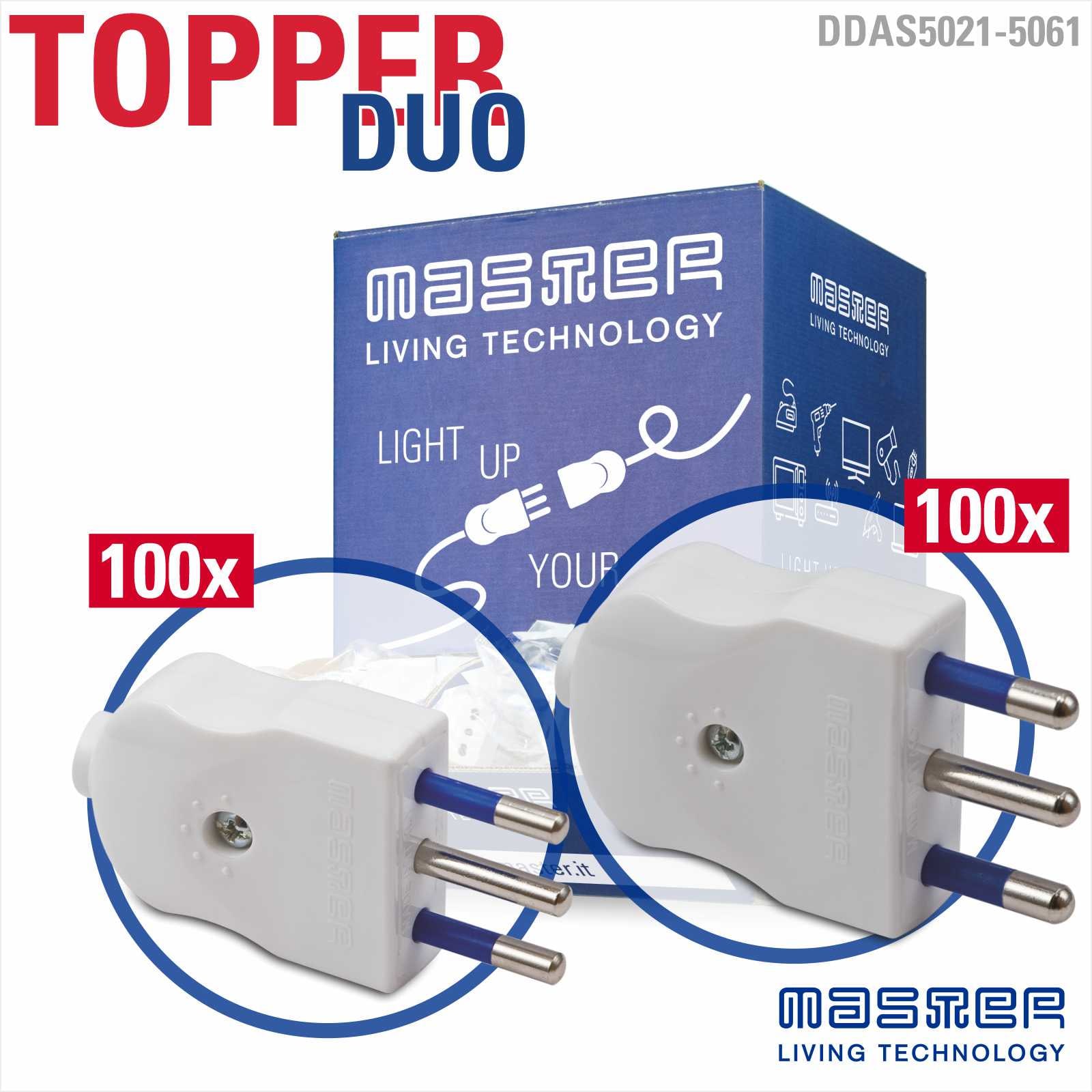 MASTER - DISP.SPINAS11 2P+T 10A+SPINAS17 2P+T 16A