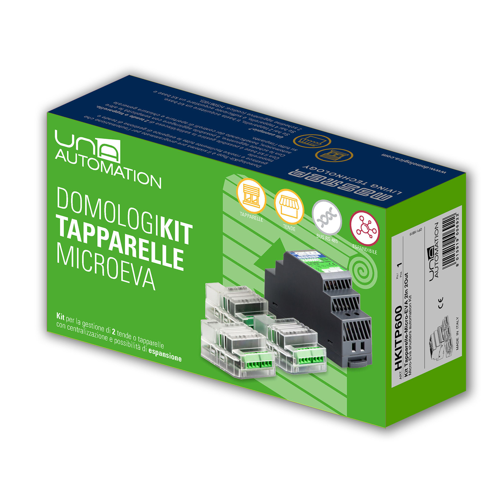 MASTER - KIT TAPPARELLE-MICRO-EVA 2IN 2OUT IN230V