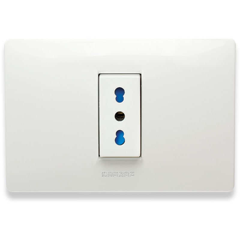 MASTER - MIX PRESA 2P+T 10-16A BIV. C/PLACCA BIAN