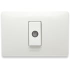 MASTER - MIX PRESA TV PASS. 9,5MM PLACCA BIANCA